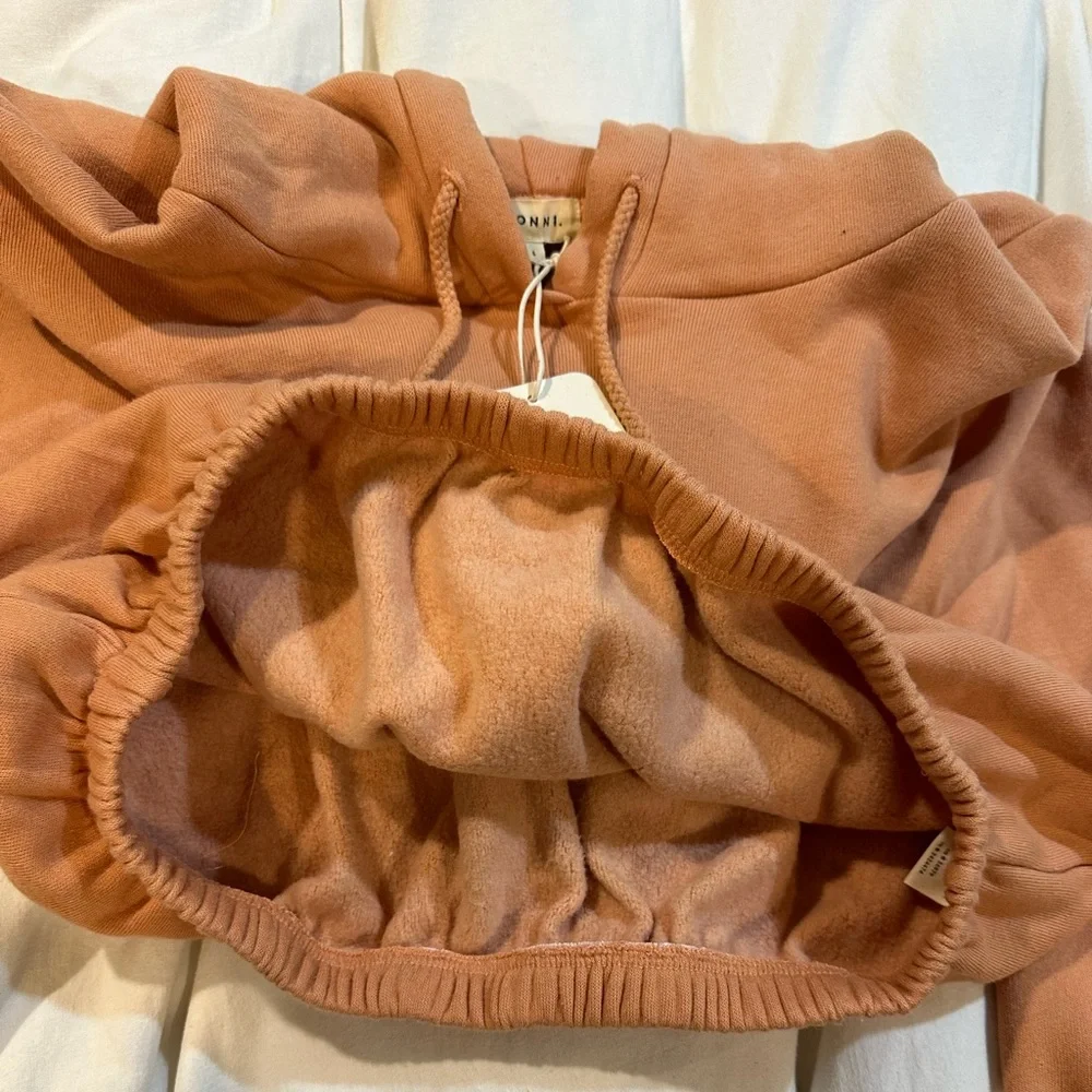 DONNI. Vintage Fleece Cropped Hoodie S - Picture 3 of 4